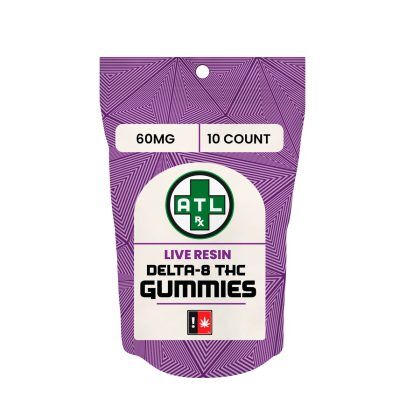 ATLRx Delta 8 60mg Live Resin Gummies Best Price