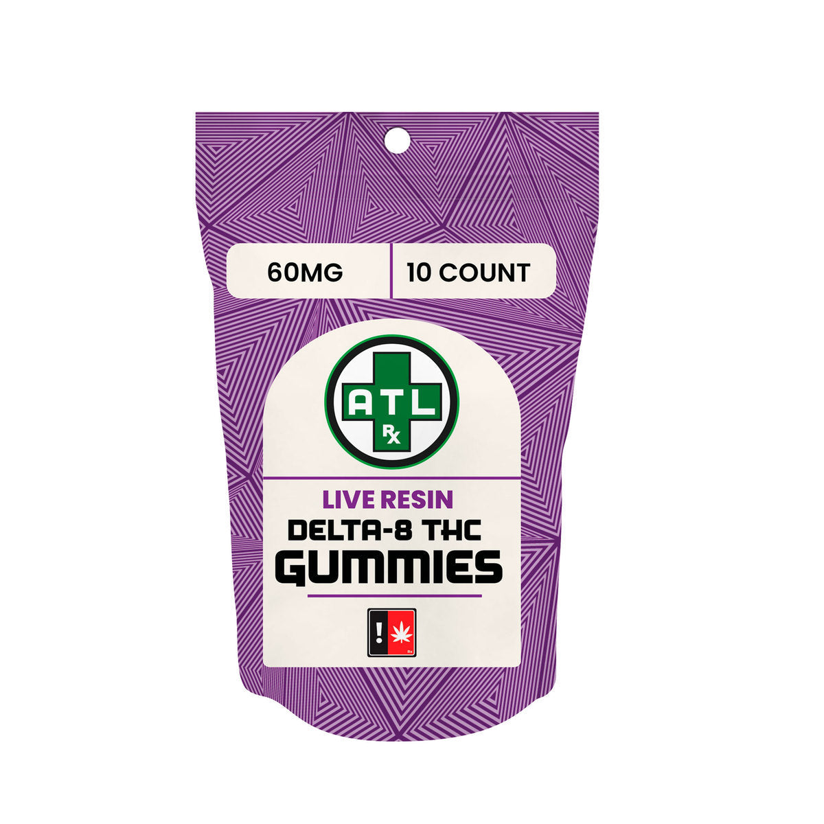 ATLRx Delta 8 60mg Live Resin Gummies Best Price