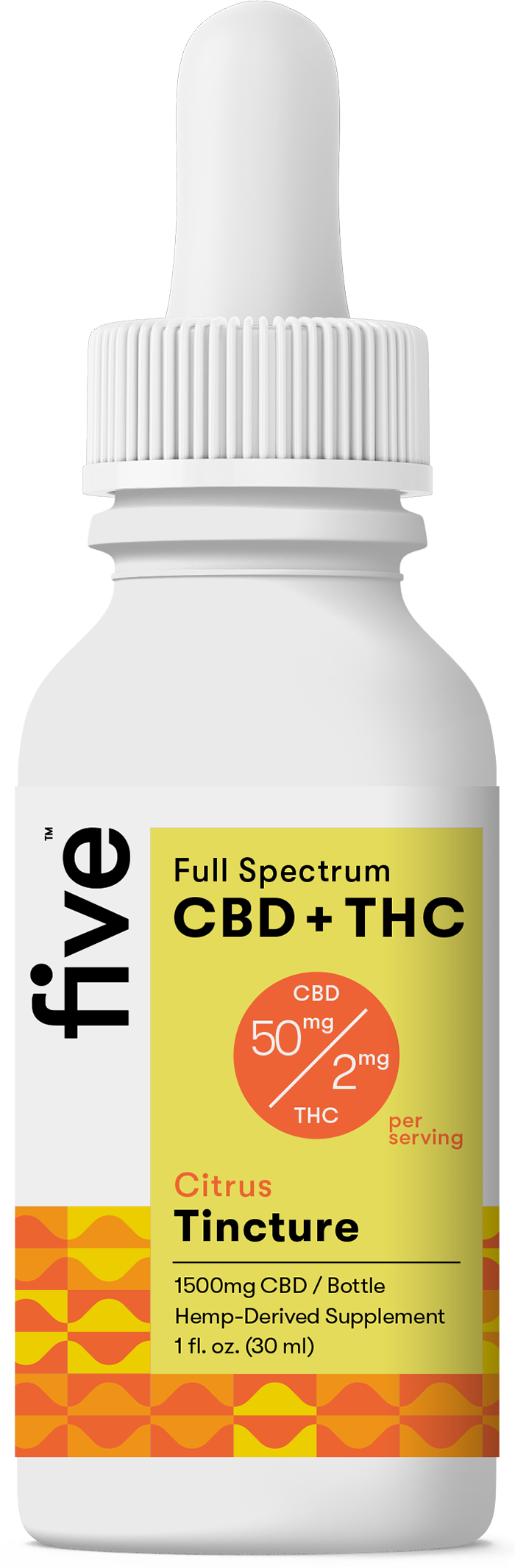 Five CBD Full Spectrum CBD+THC Oil (Upgrade)