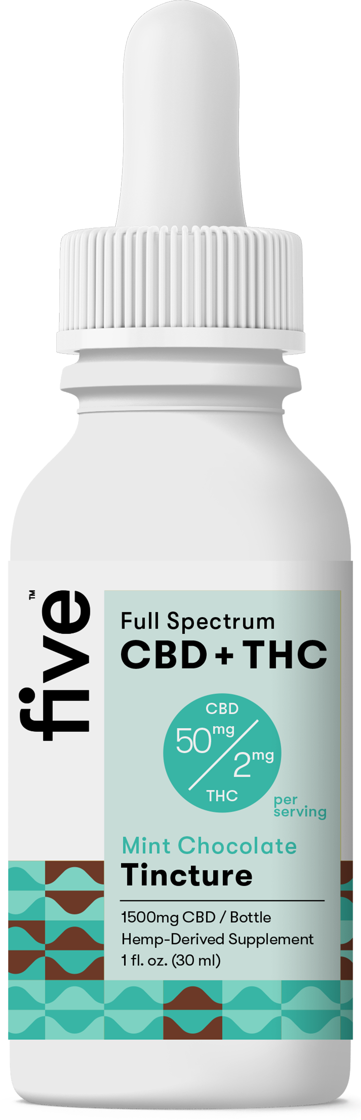 Five CBD Full Spectrum CBD+THC Oil (Upgrade)