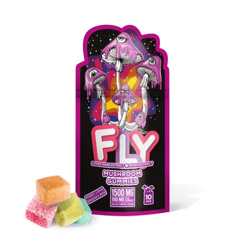 D8, D9, Mushroom Gummies - 150mg - Fly Best Sales Price - Gummies