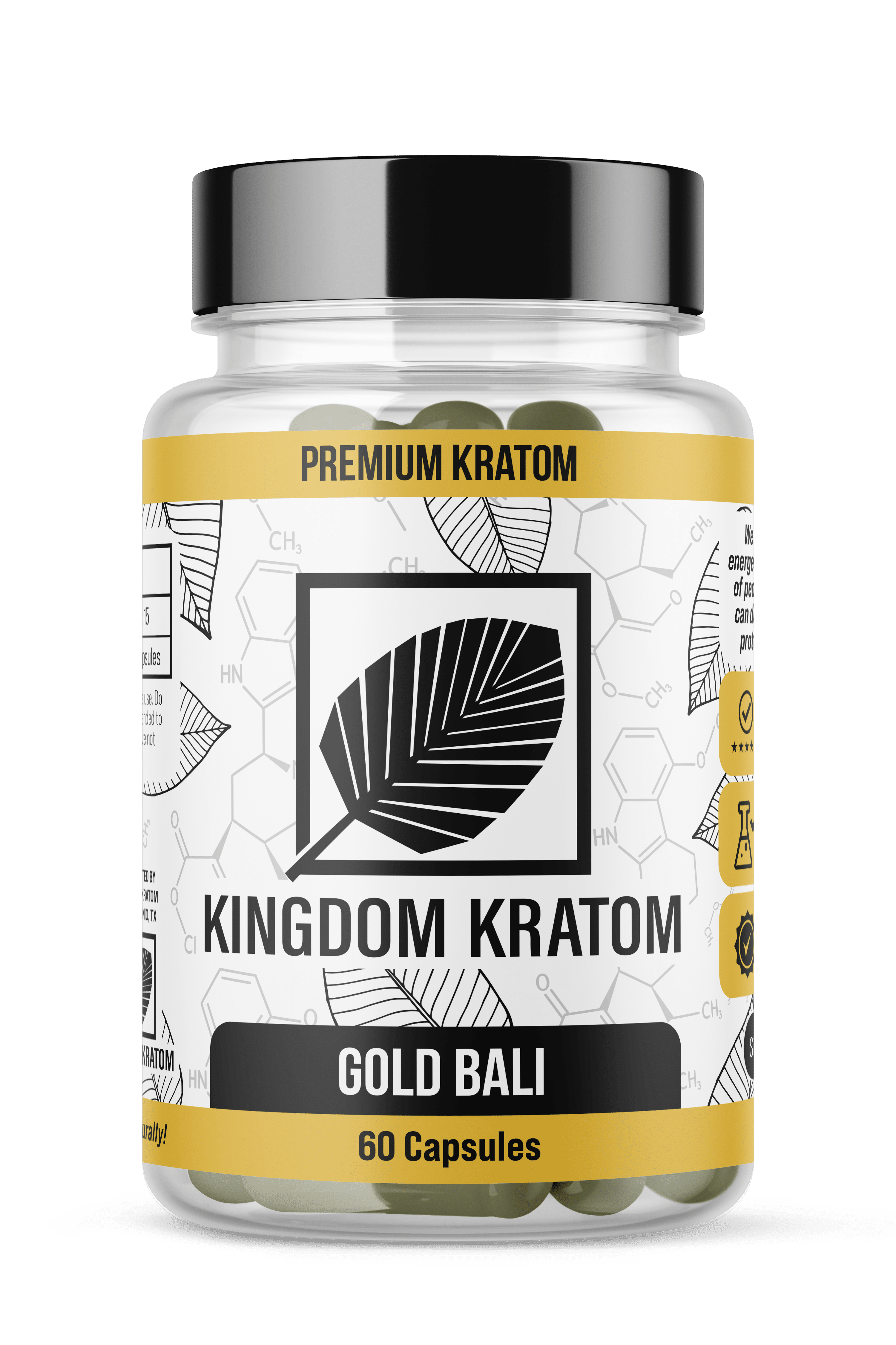 Kingdom Kratom Gold Bali Kratom Capsules