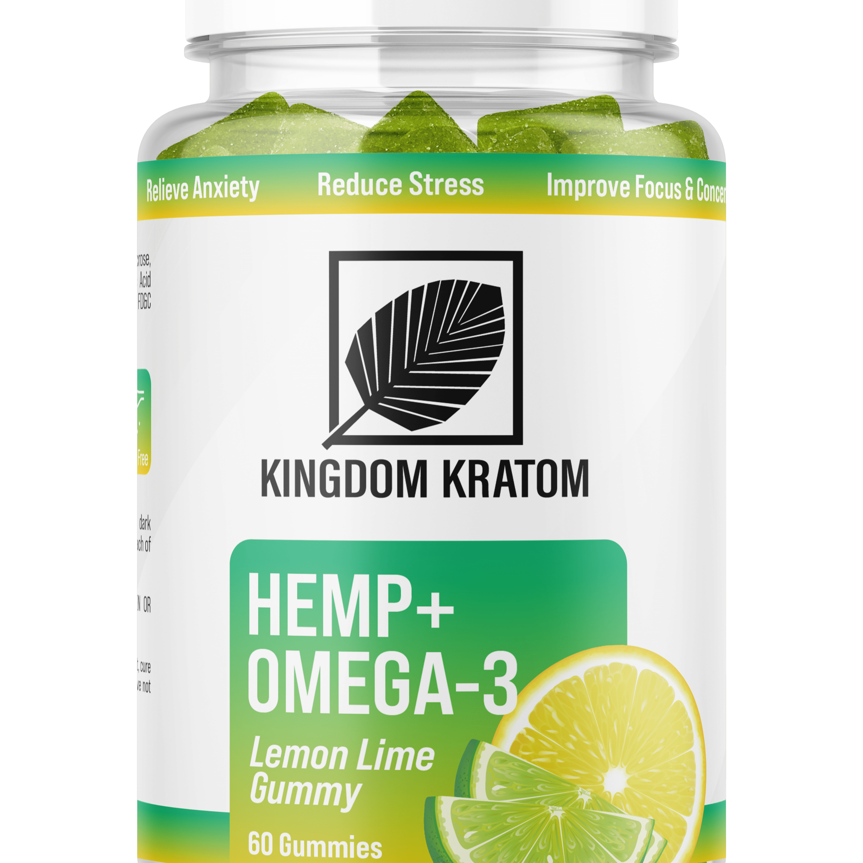 Kingdom Kratom Hemp & Omega-3 Gummies