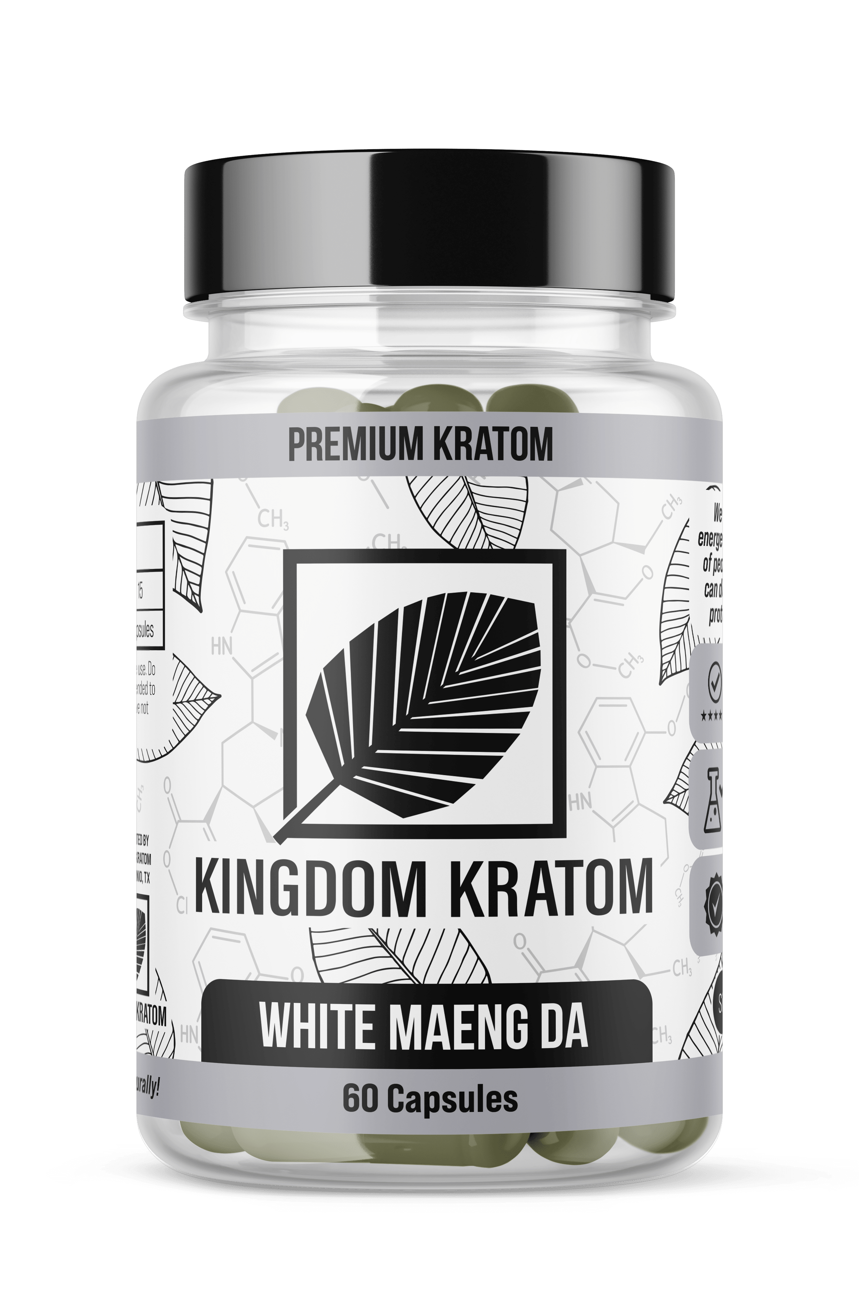 Kingdom Kratom White Maeng Da Capsules