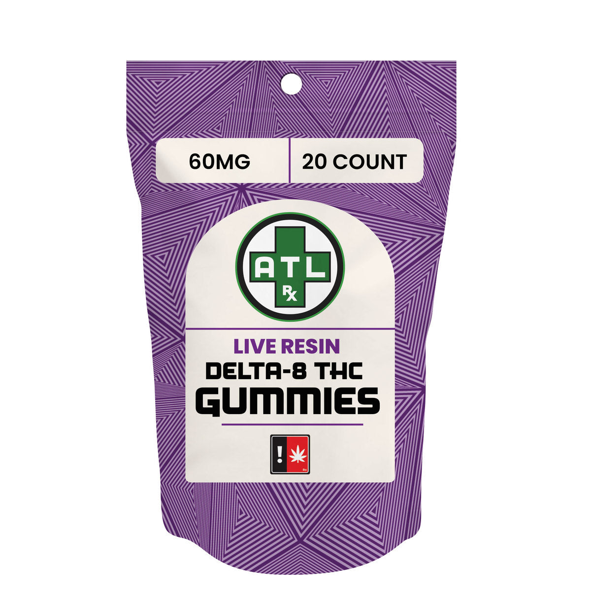 ATLRx Delta 8 60mg Live Resin Gummies Best Price