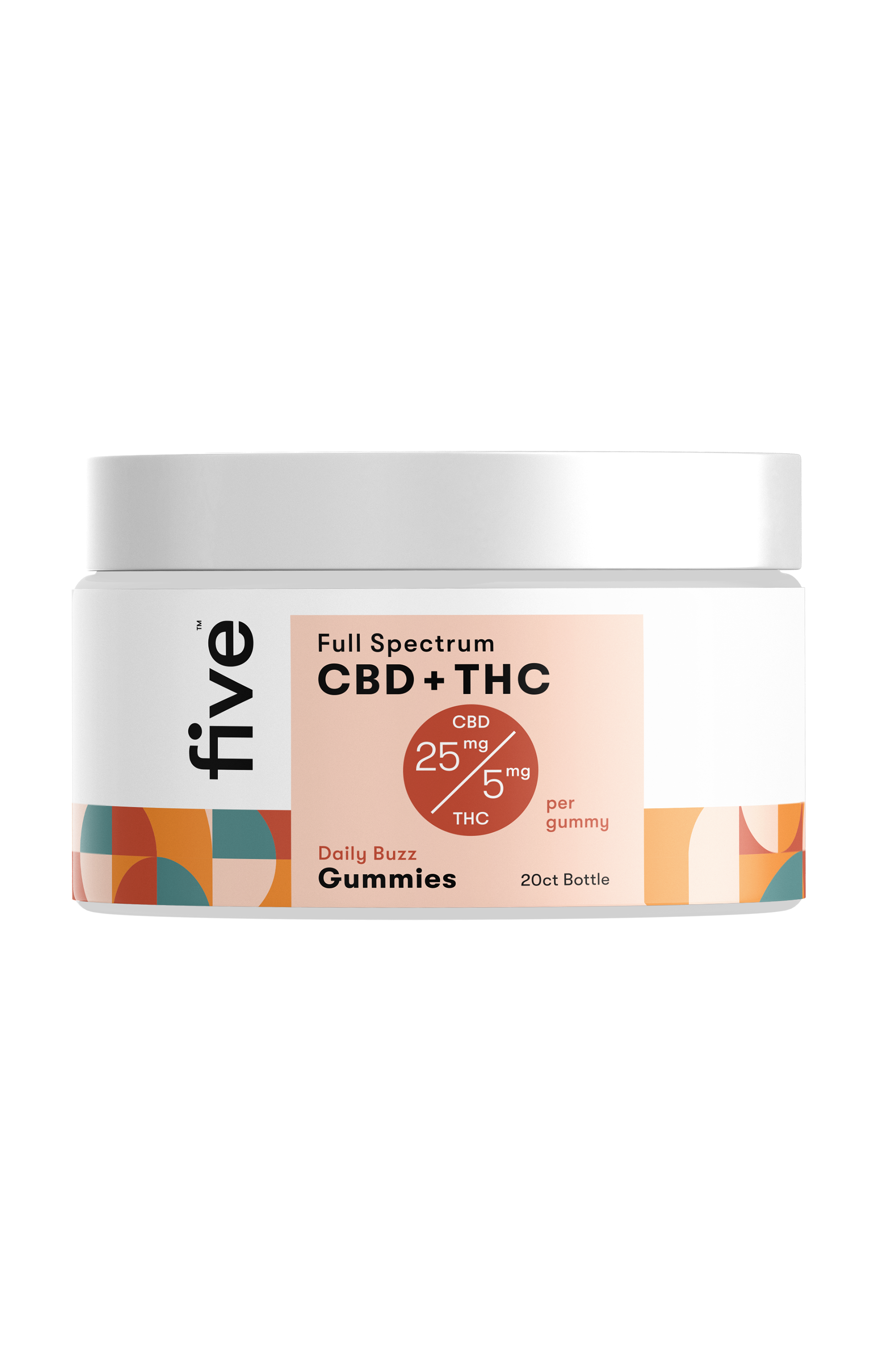 Five CBD Full Spectrum CBD + THC Gummies [Free]