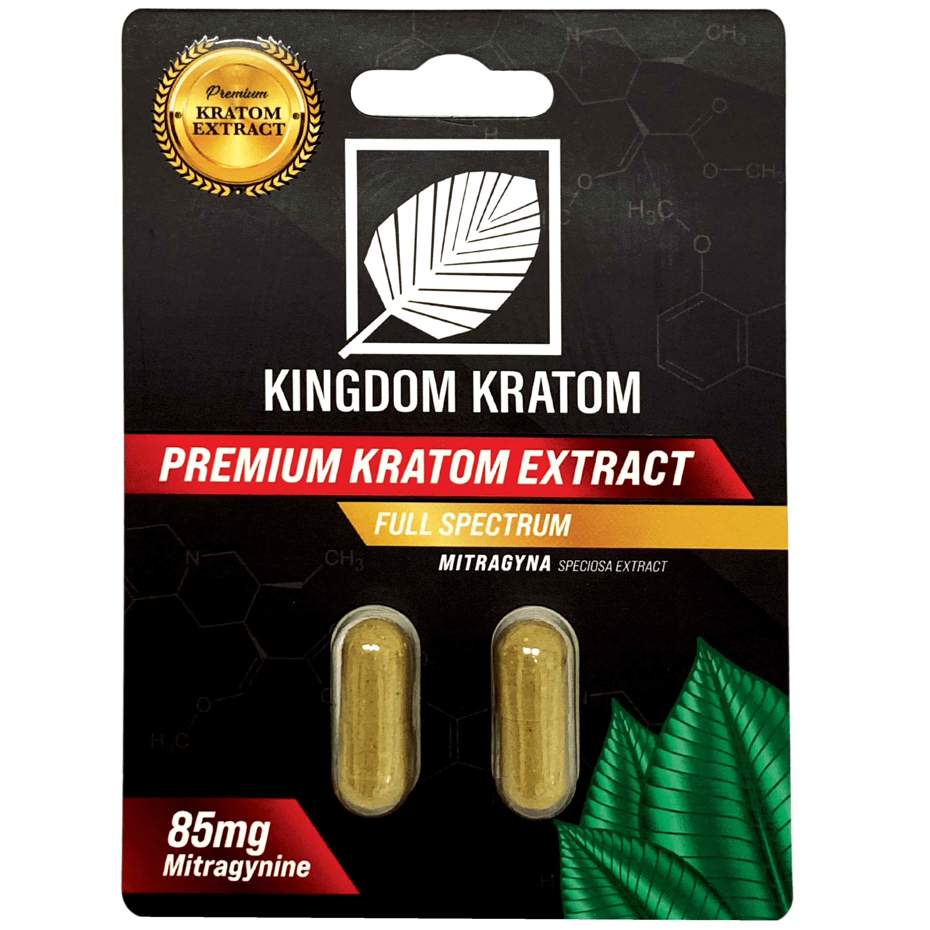 Kingdom Kratom BLISTER PACK KRATOM EXTRACT CAPSULES