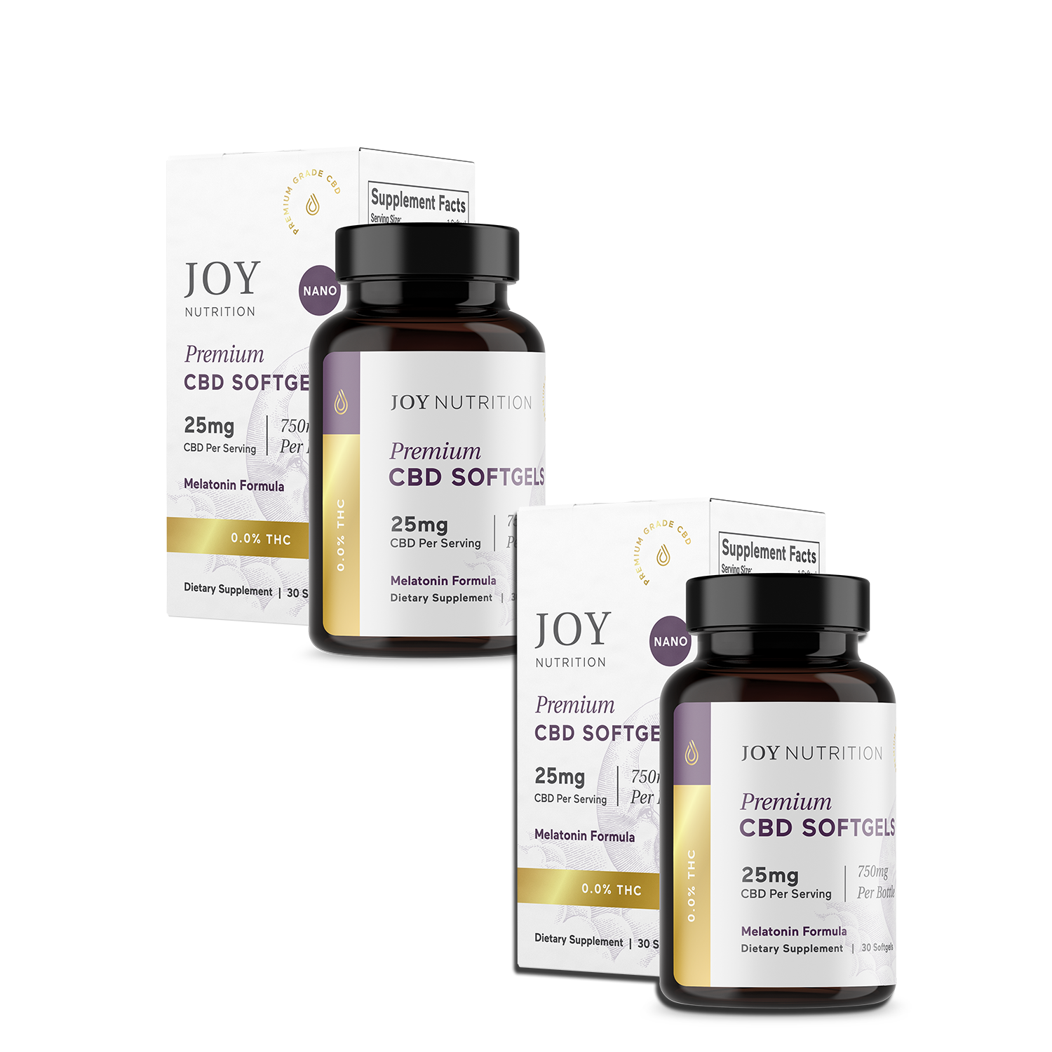 Joy Organics 25 mg CBD Sleep Softgels Value Pack Best Price