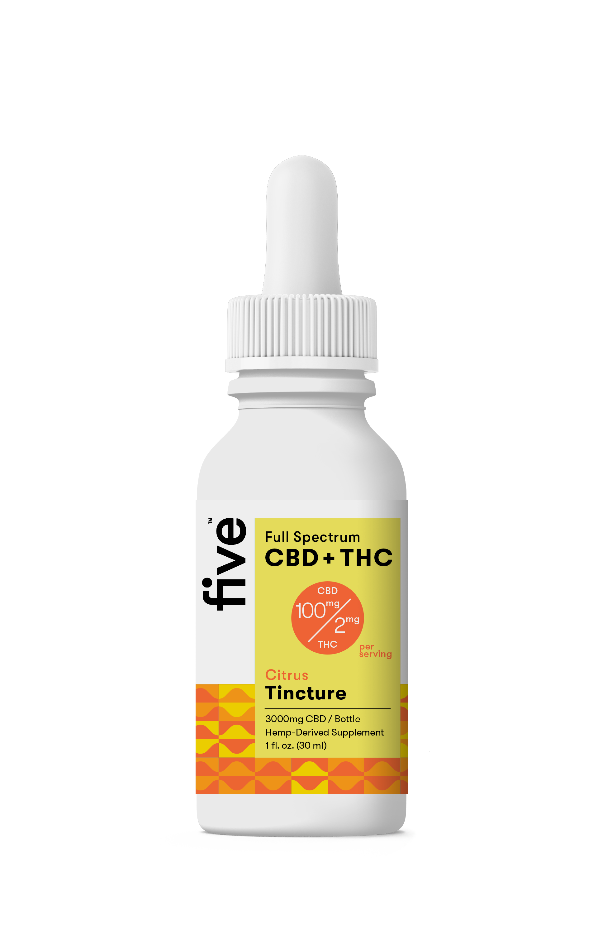 Five CBD Full Spectrum CBD+THC Oil (Upgrade)