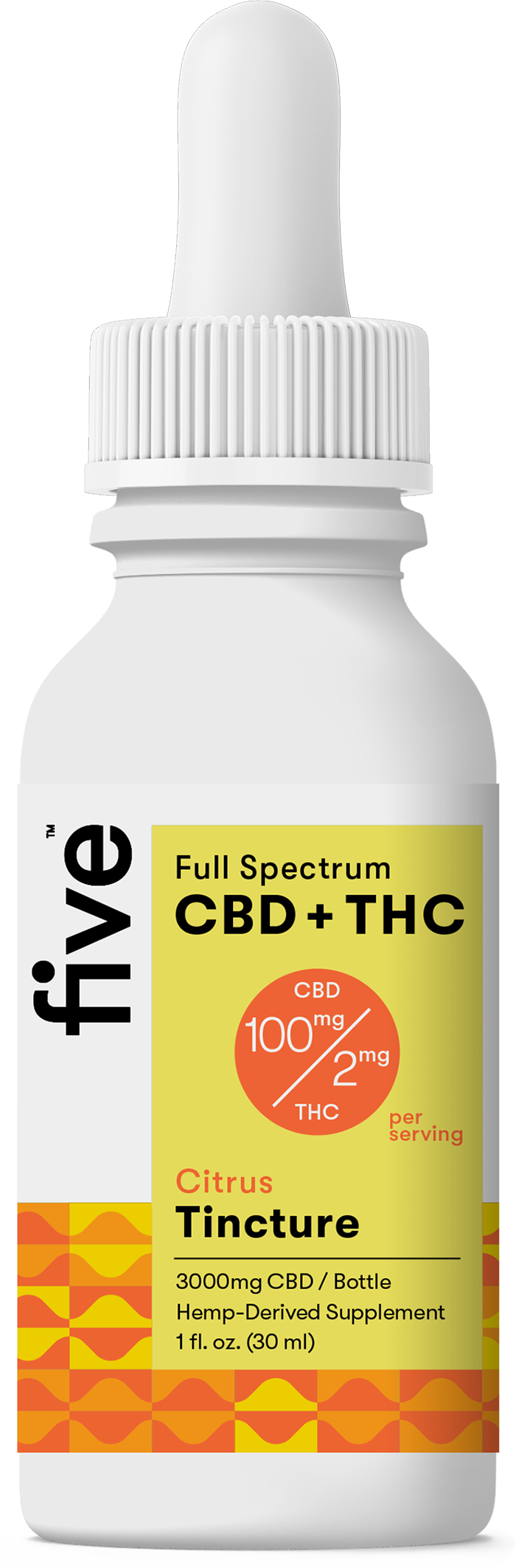 Five CBD Full Spectrum CBD+THC Oil (Upgrade)