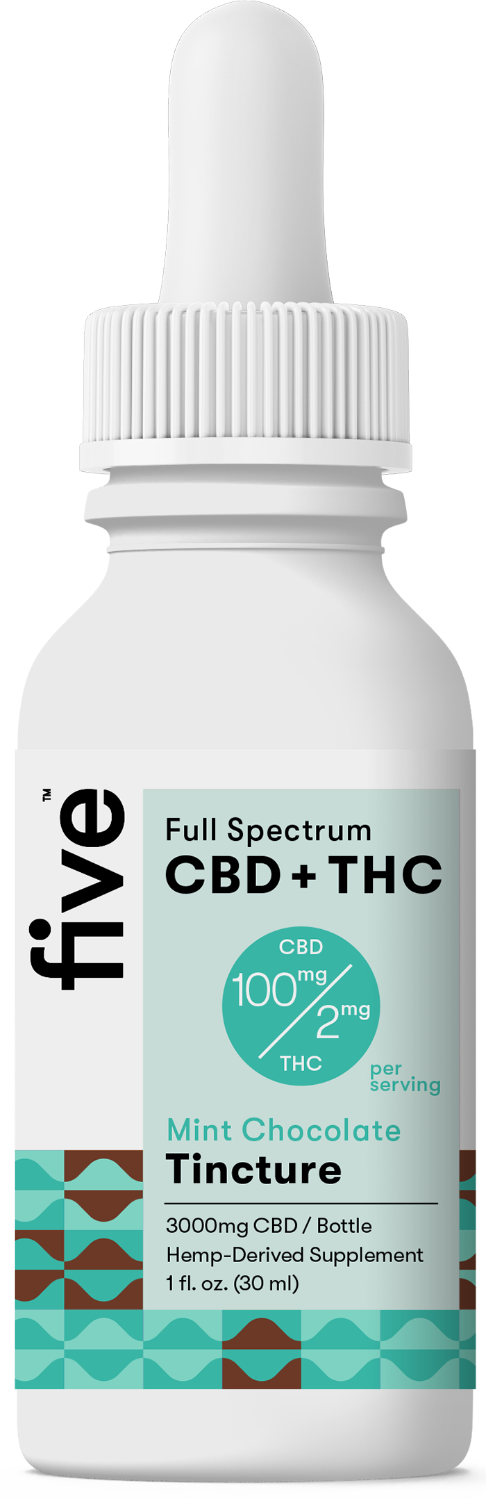 Five CBD Full Spectrum CBD+THC Oil (Upgrade)