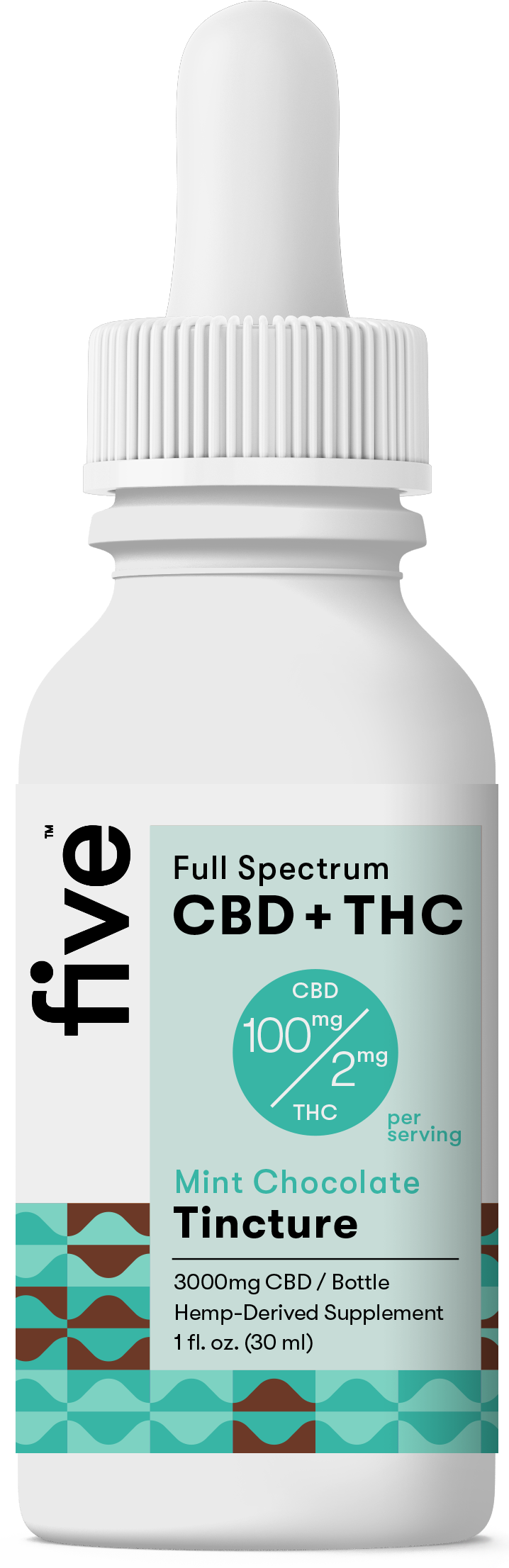 Five CBD Full Spectrum CBD+THC Oil (Upgrade)