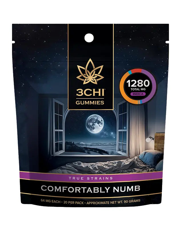 3Chi True Strains Gummies – Comfortably Numb