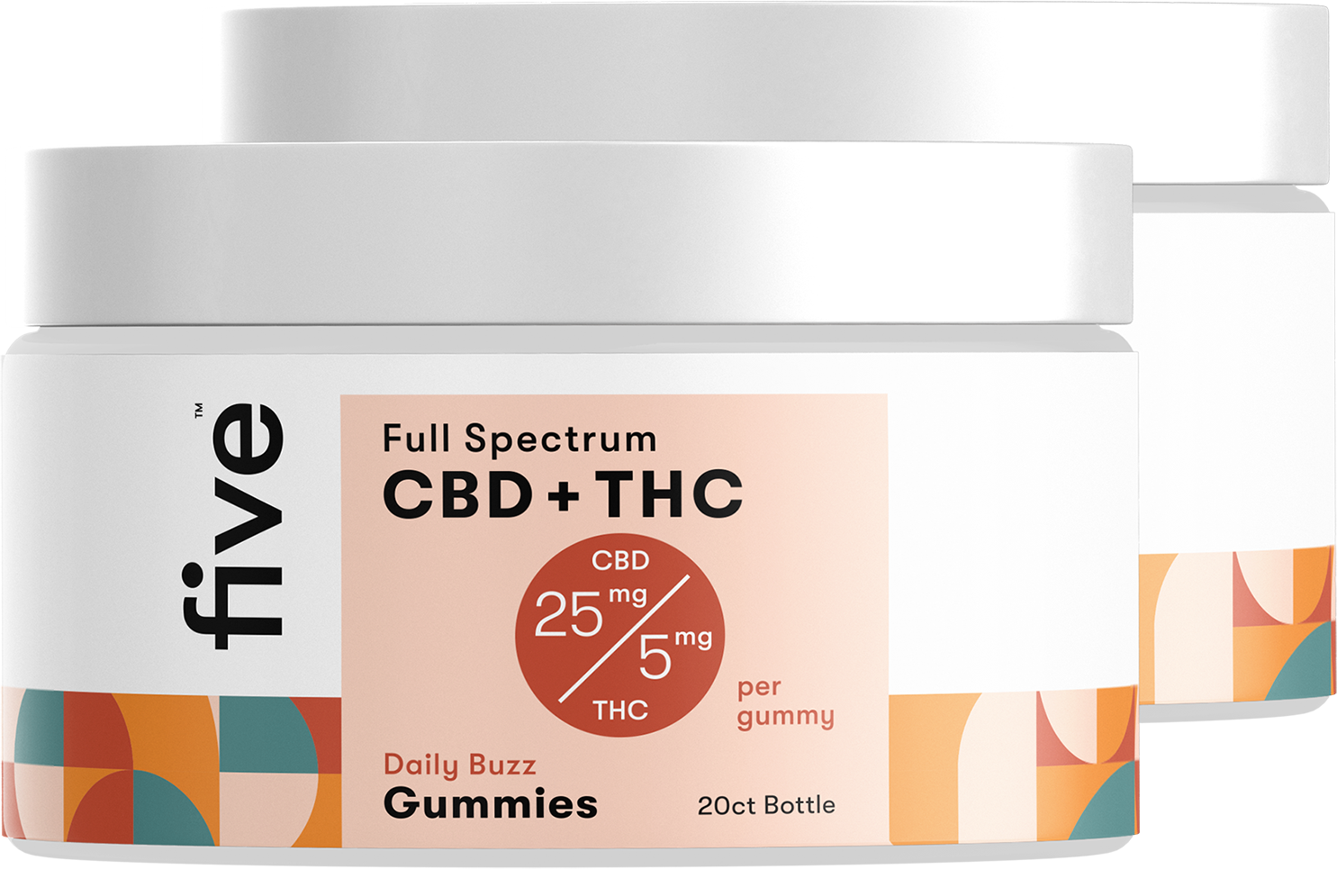 Five CBD Full Spectrum CBD + THC Gummies [Free]