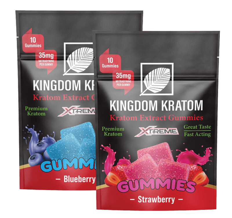 Kingdom Kratom Xtreme Kratom Extract Gummies 35mg