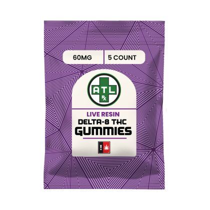 ATLRx Delta 8 60mg Live Resin Gummies Best Price