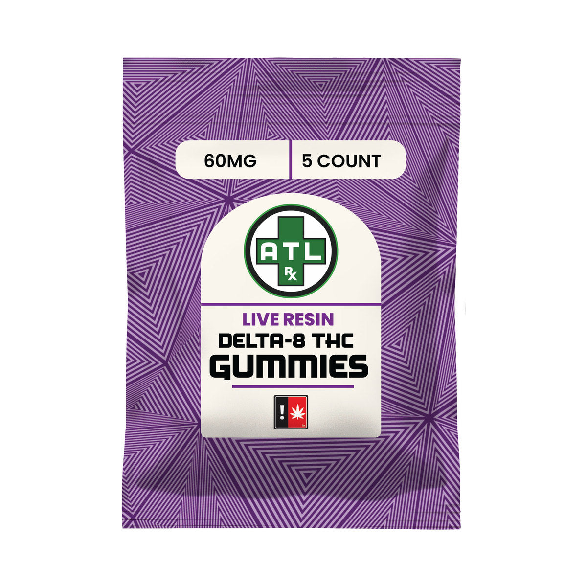 ATLRx Delta 8 60mg Live Resin Gummies Best Price