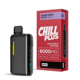 6000mg D8 Vape Pen - Grand Daddy Pluto - Indica - 6ml - Chill Plus Best Price