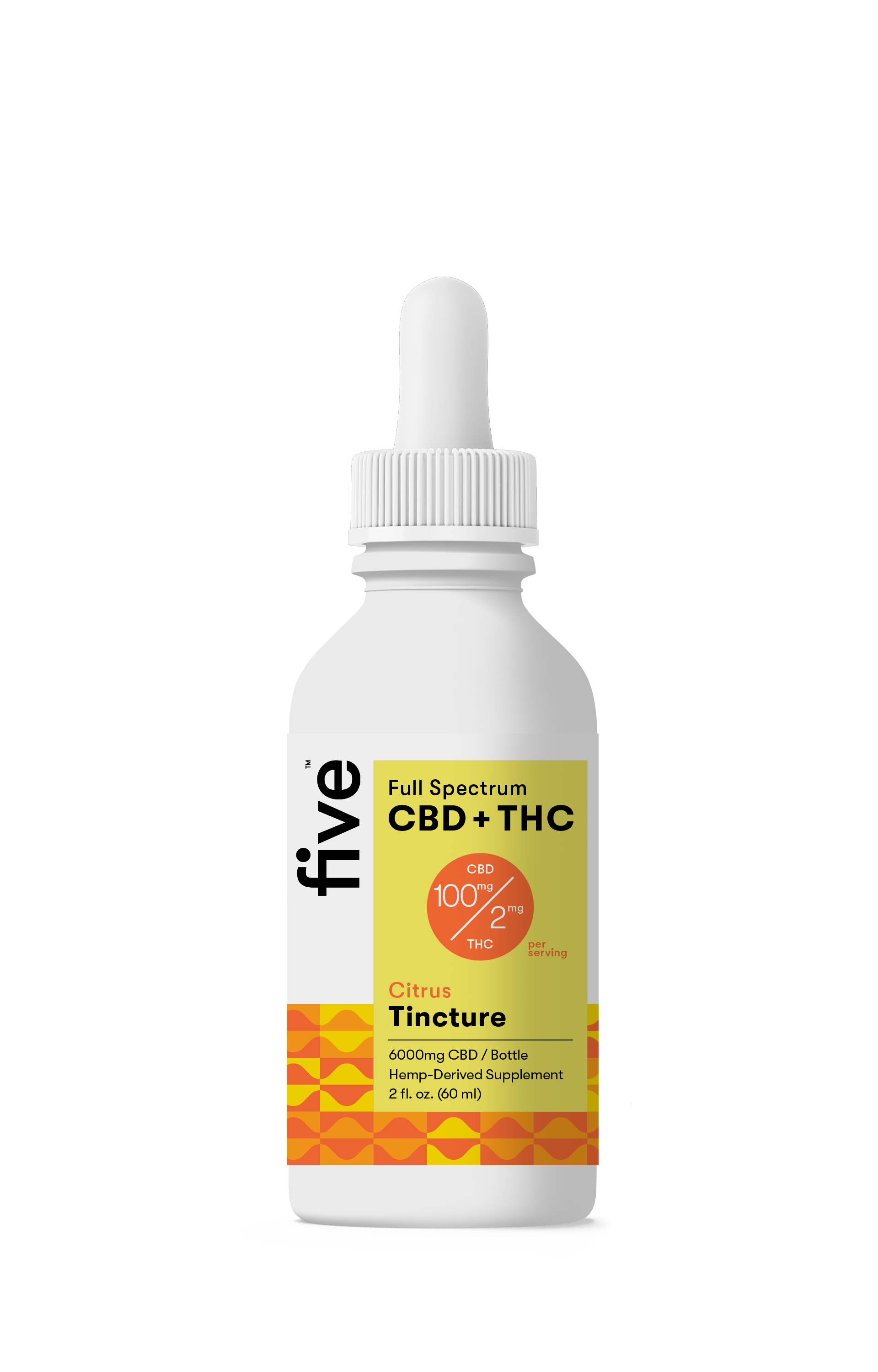 Five CBD Full Spectrum CBD+THC Oil (Upgrade)