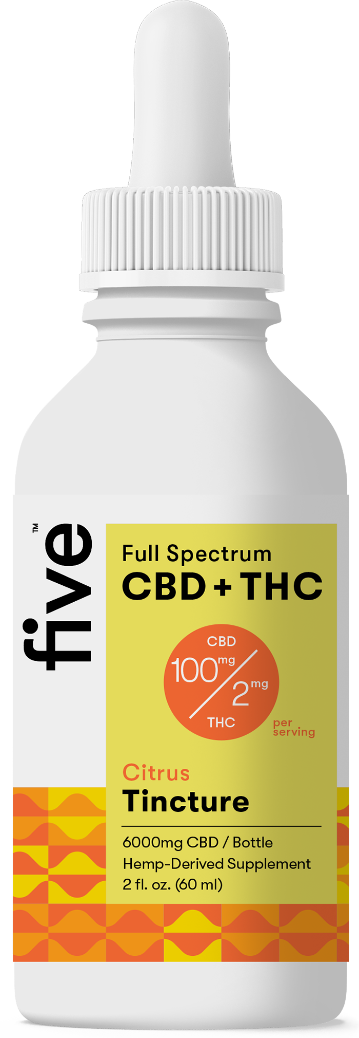 Five CBD Full Spectrum CBD+THC Oil (Upgrade)