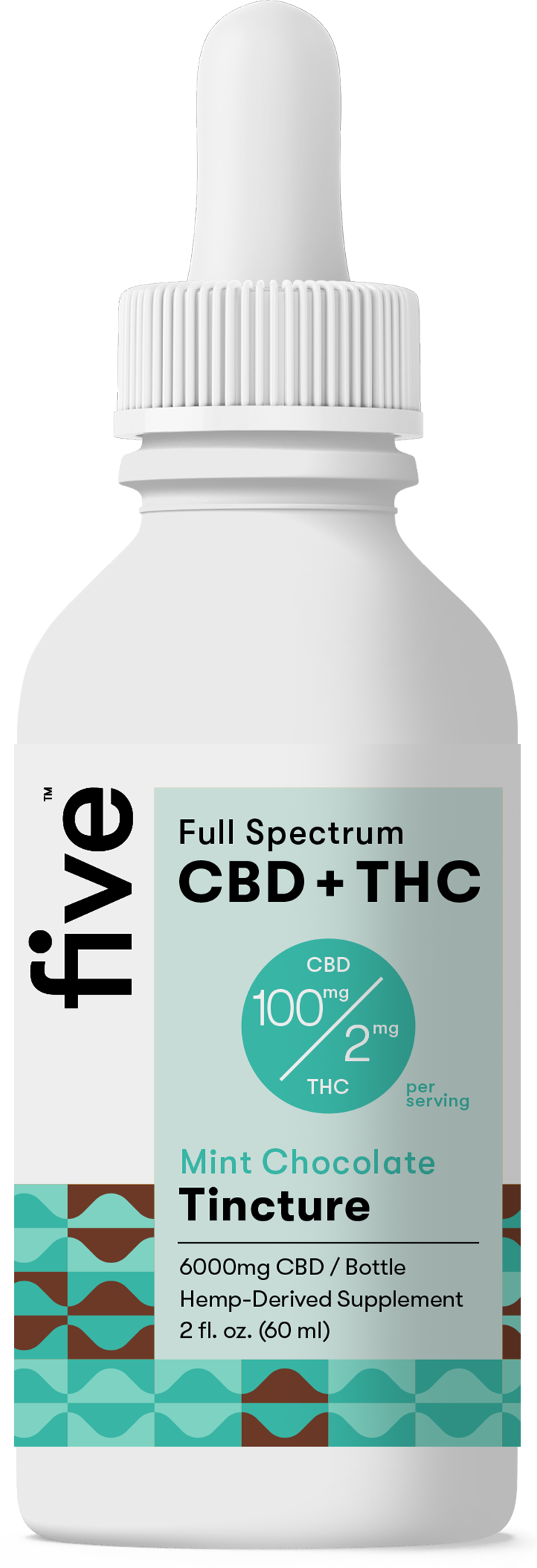 Five CBD Full Spectrum CBD+THC Oil (Upgrade)