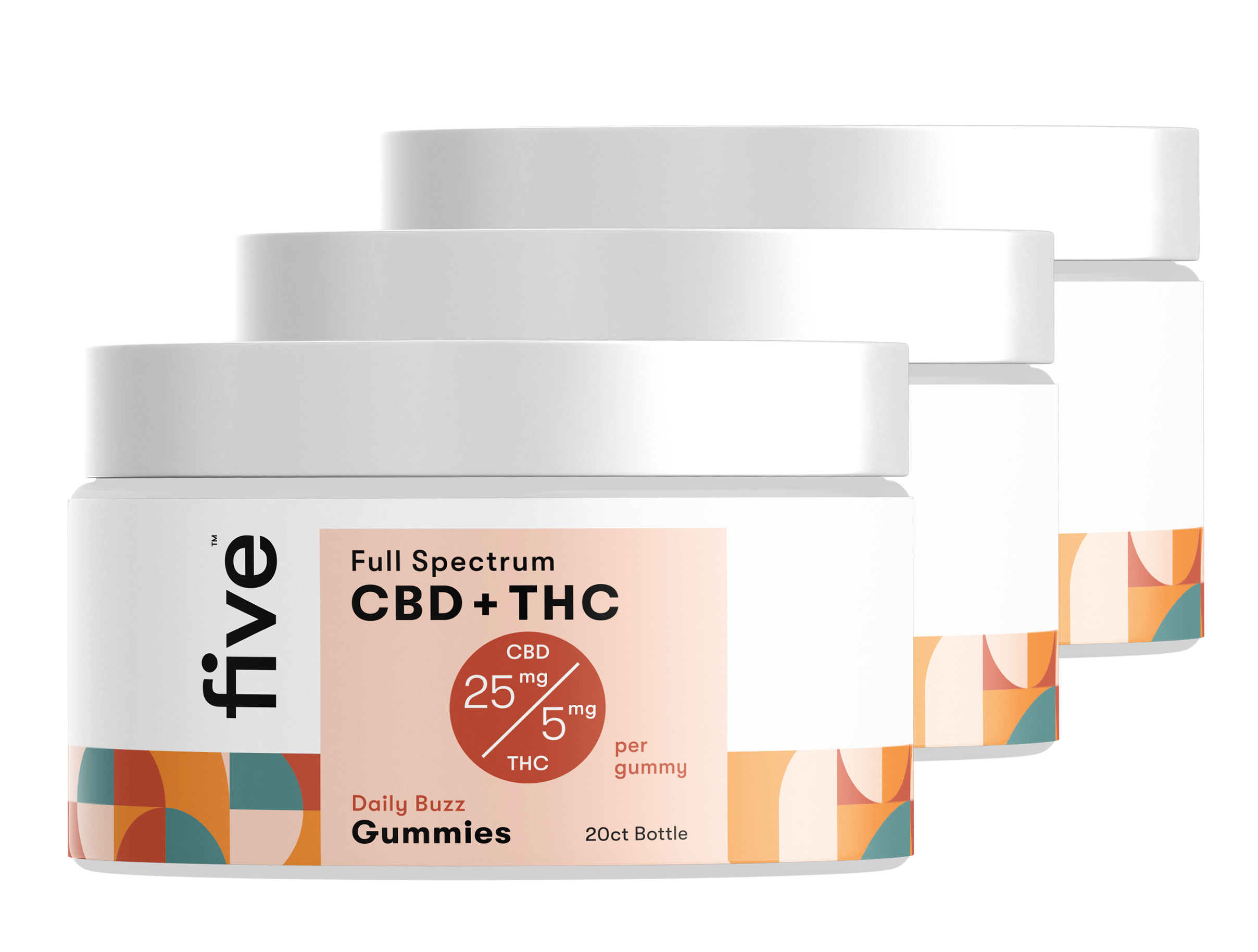 Five CBD Full Spectrum CBD + THC Gummies [Free]