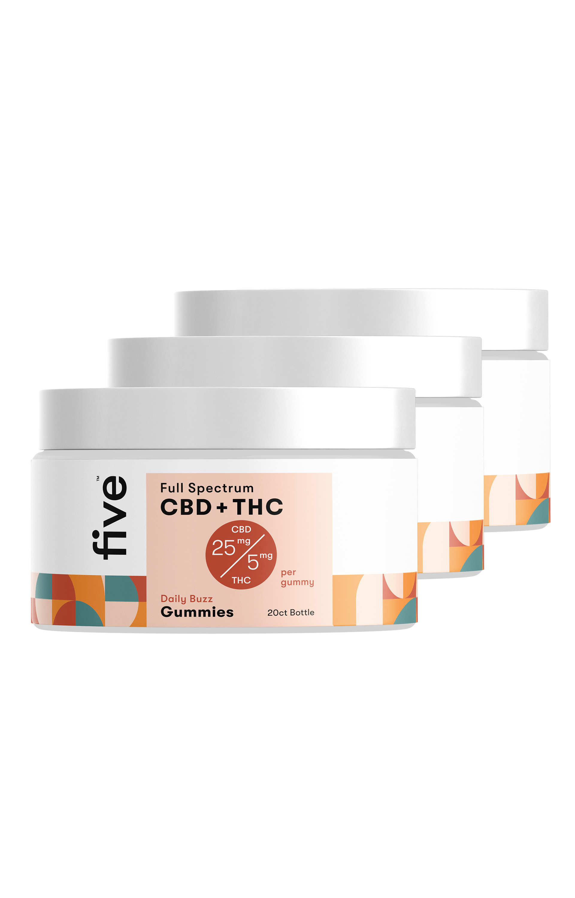 Five CBD Full Spectrum CBD + THC Gummies [Free]