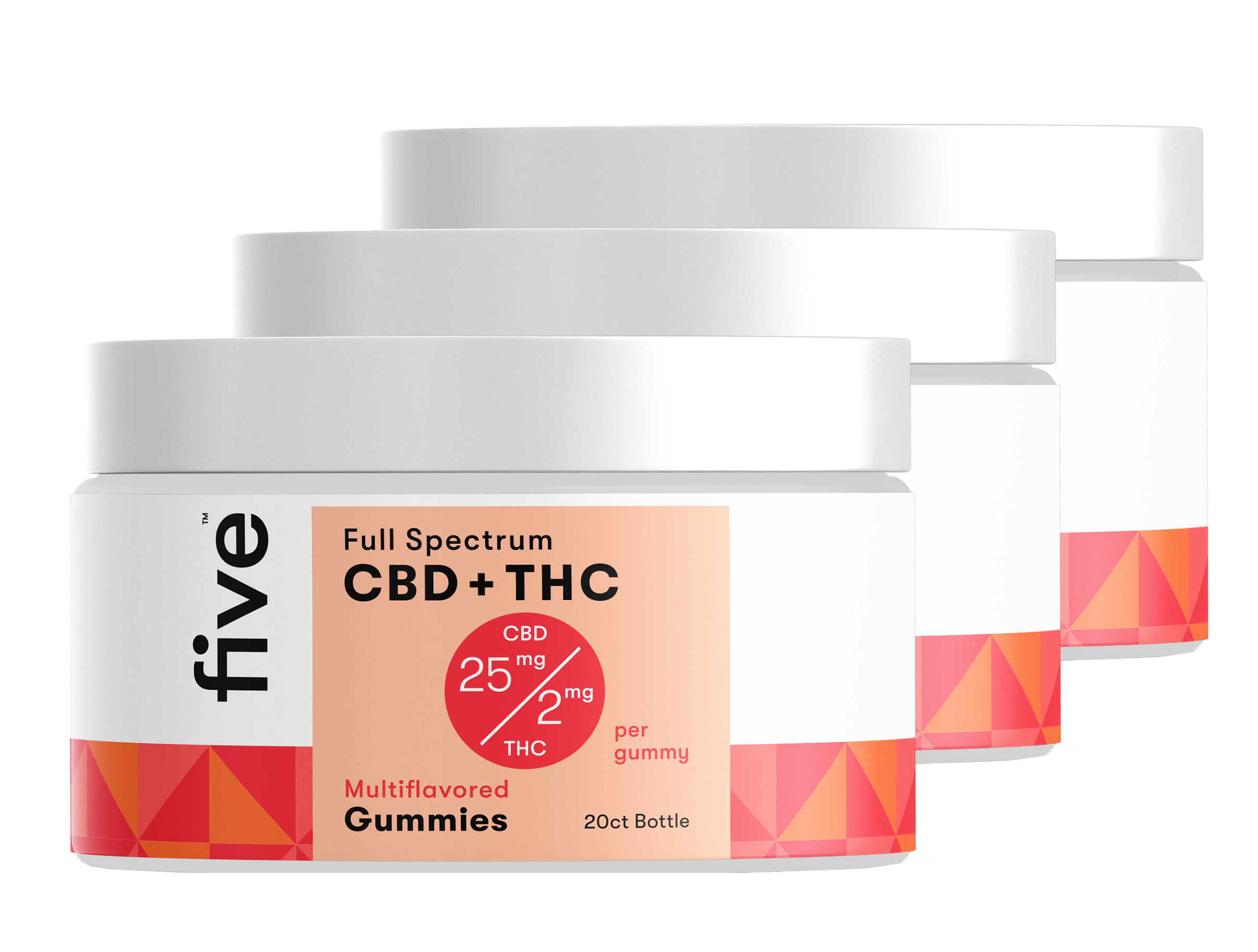 Five CBD Full Spectrum CBD + THC Gummies [Free]