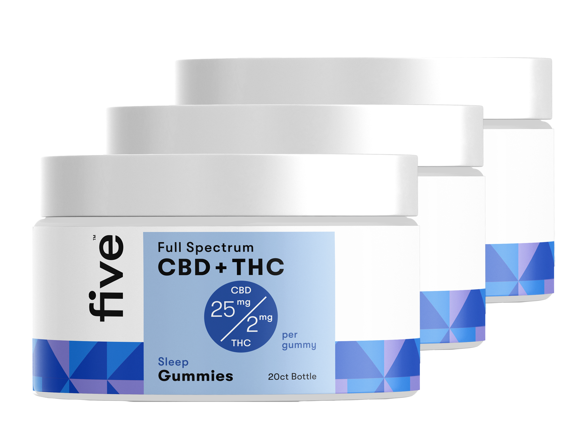 Five CBD Full Spectrum CBD + THC Gummies [Free]