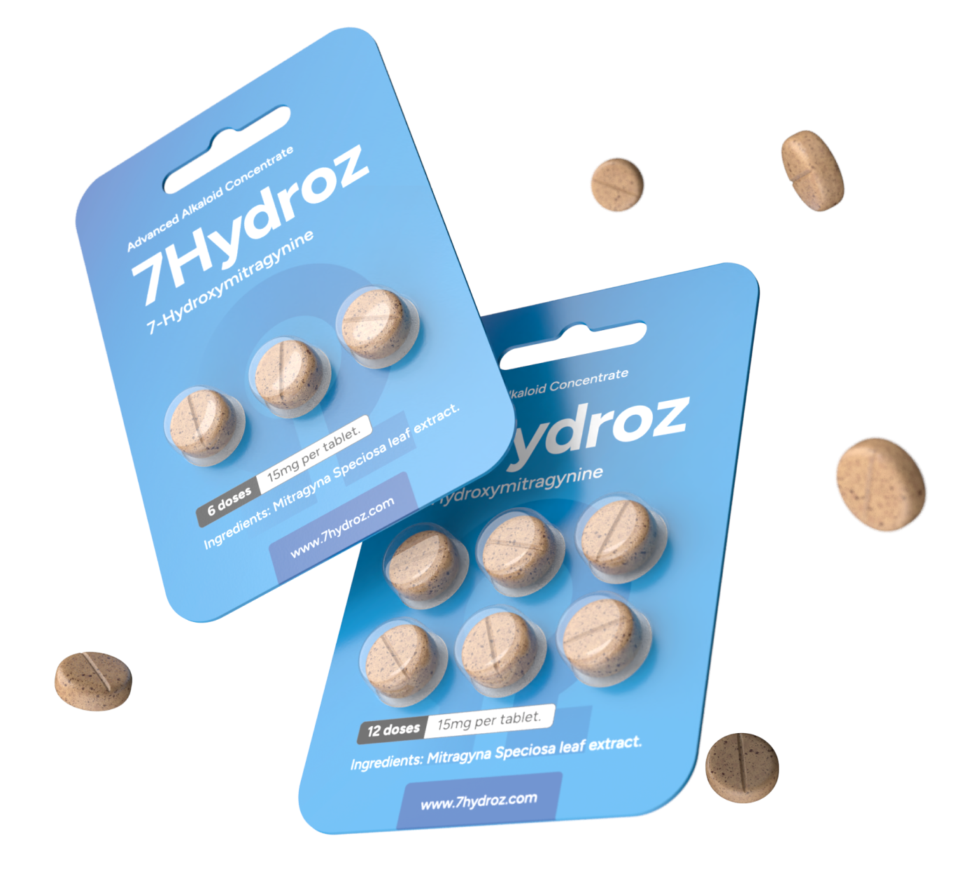 7Hydroz 7-Hydroxy Kratom Alkaloid Tablets