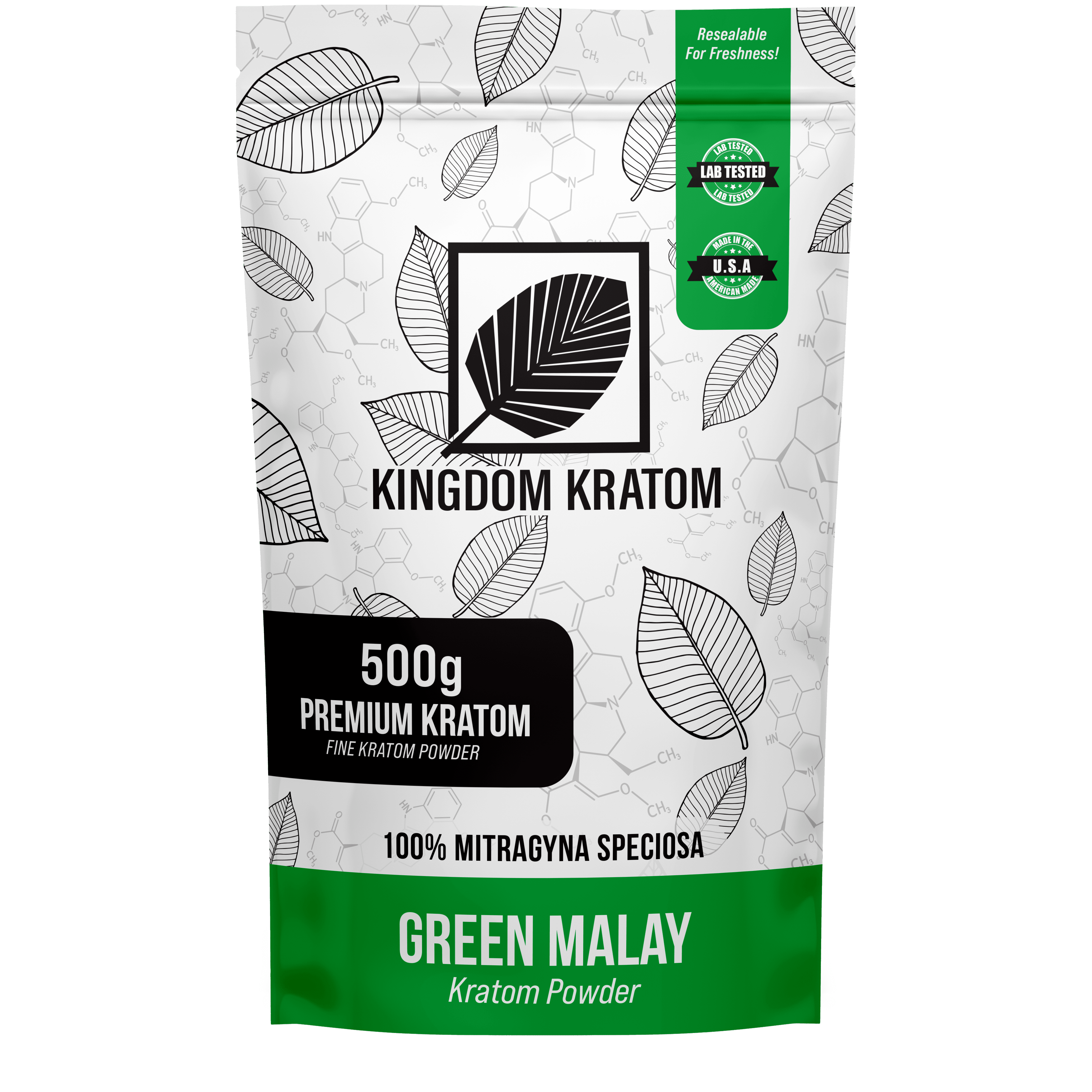 Kingdom Kratom Green Malay Kratom Powder