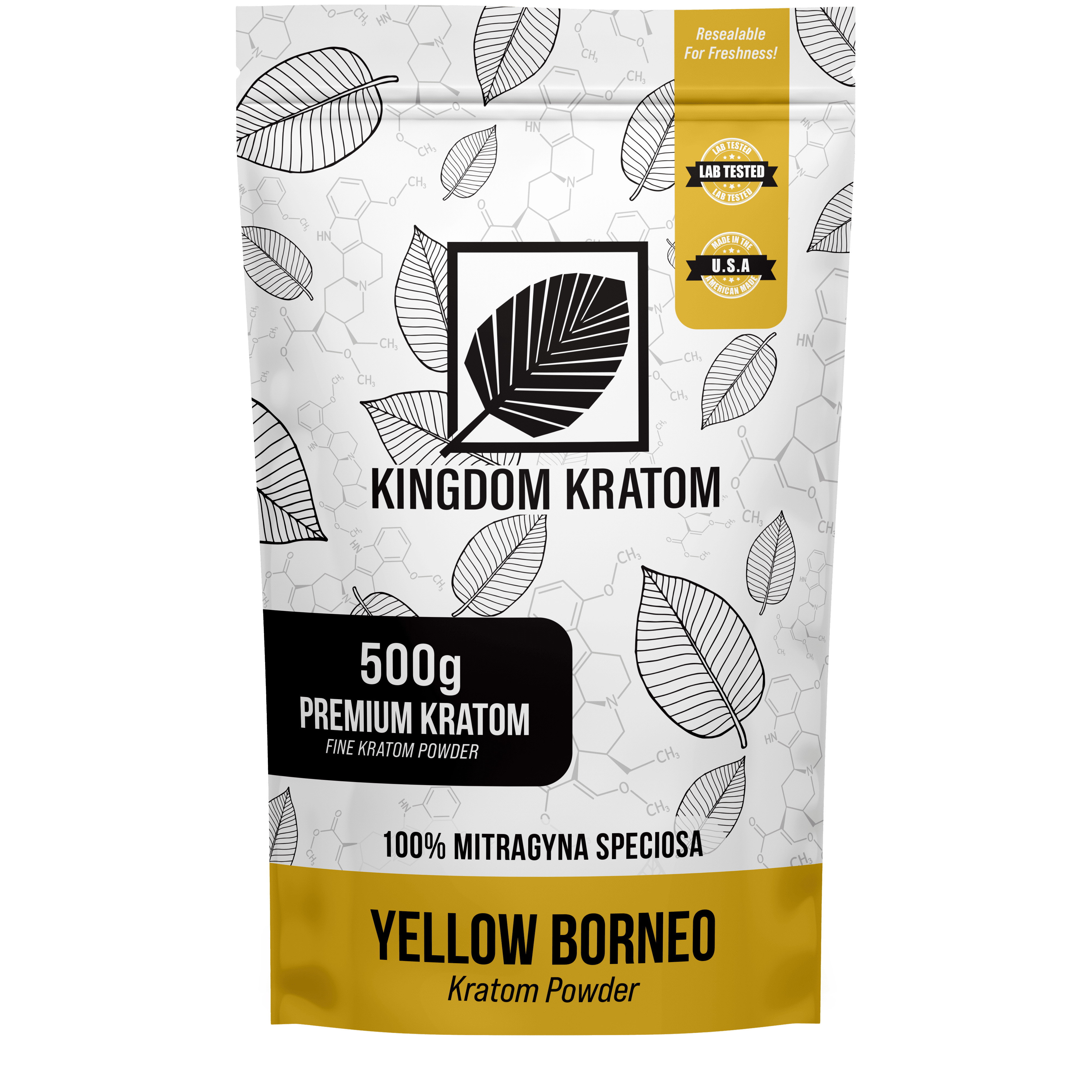 Kingdom Kratom Yellow Borneo Kratom Powder