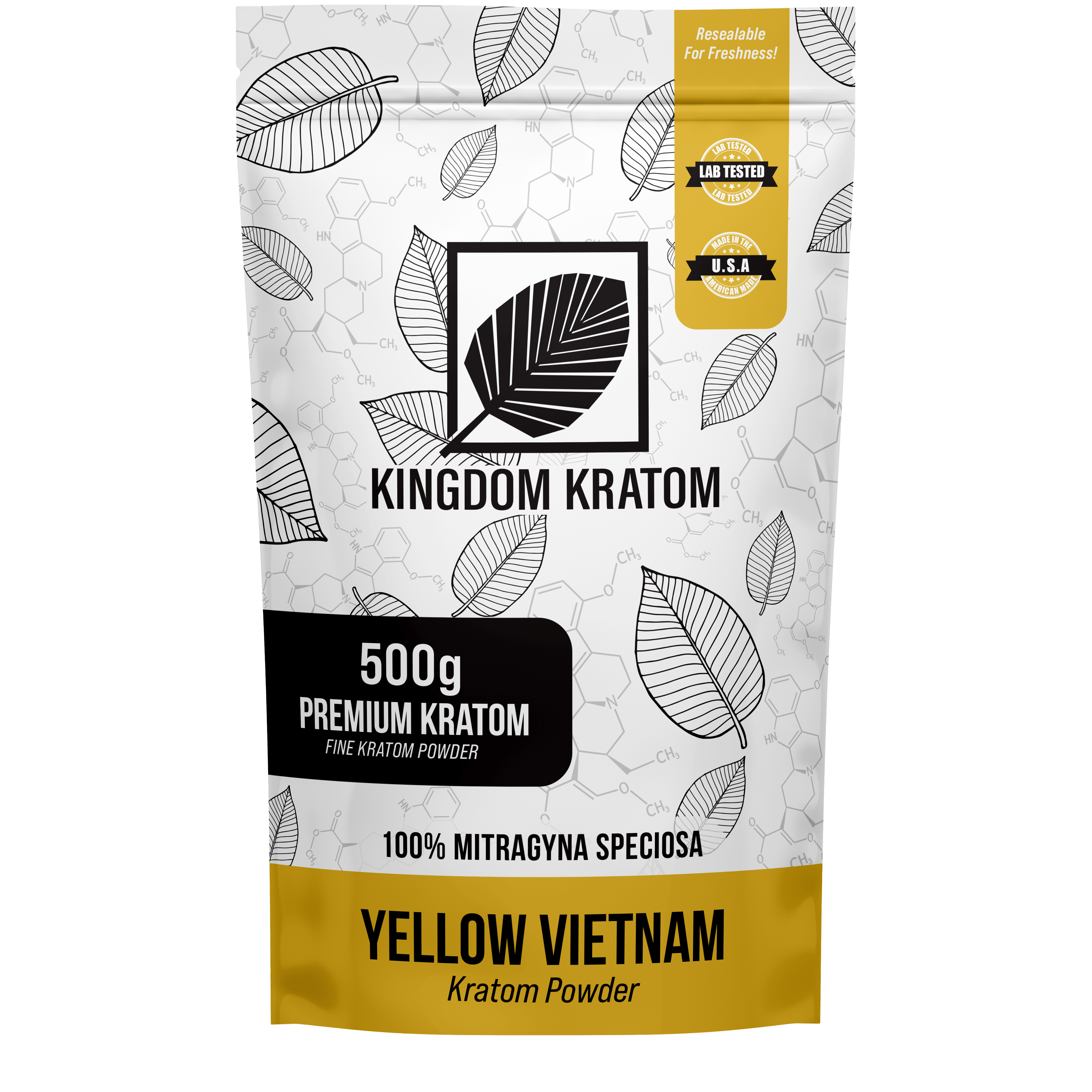 Kingdom Kratom Yellow Vietnam Kratom Powder