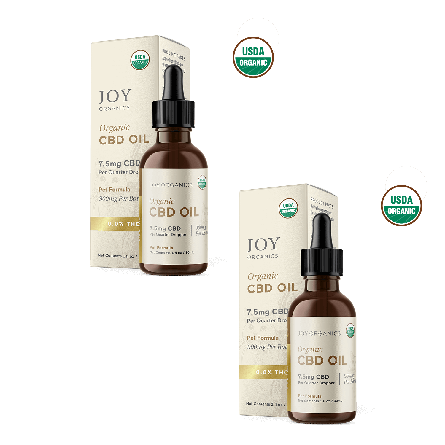 Joy Organics 900 mg CBD Tinctures Value Pack