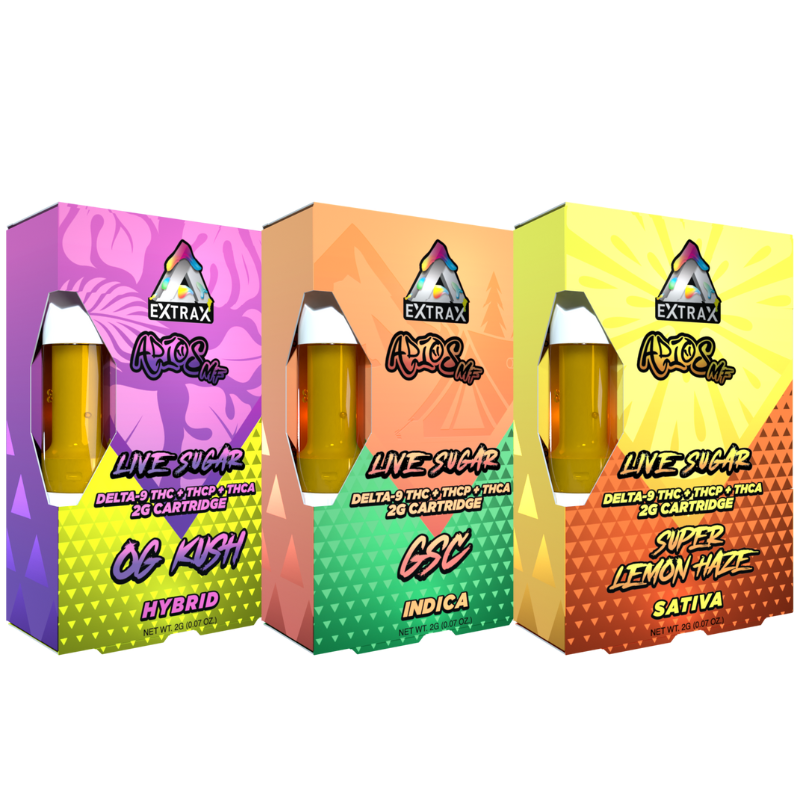 Delta Extrax THCa Live Sugar 2G Cartridge | Adios MF Best Sales Price - Vape Cartridges