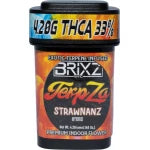 BRIXZ NYC TerpZa Exotic Terpene Infused THCA Premium Indoor Flower 4.20g -(Strawnanz – Hybrid)