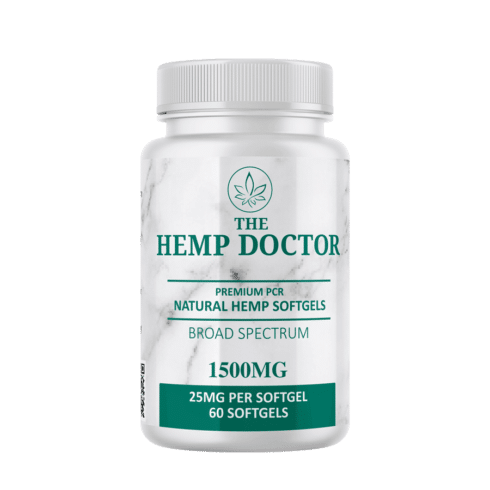 The Hemp Doctor Broad Spectrum CBD Softgels | THC Free