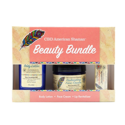 CBD American Shaman Beauty Bundle Box