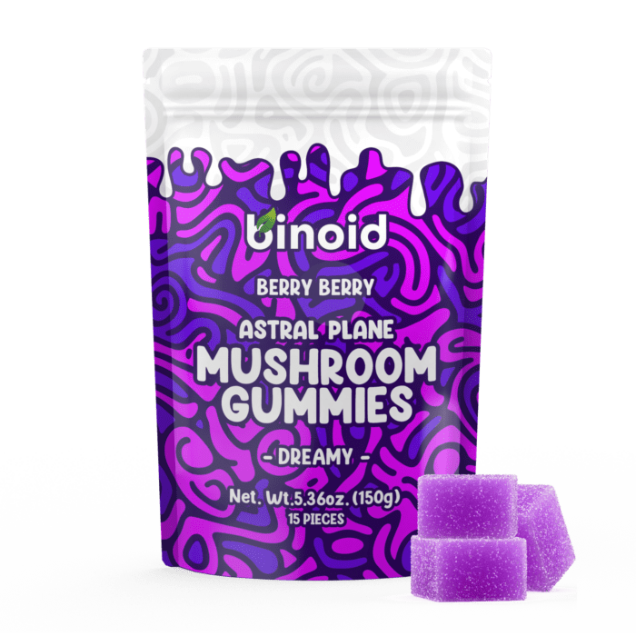 Binoid Astral Plane Mushroom + THC Gummies - 15ct Best Price