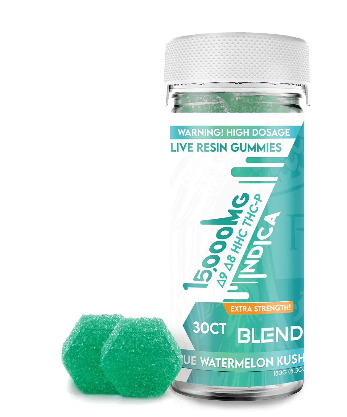 Blend Live Resin Delta 9 + THCP Blend Gummies 2500mg - 15000mg Best Price