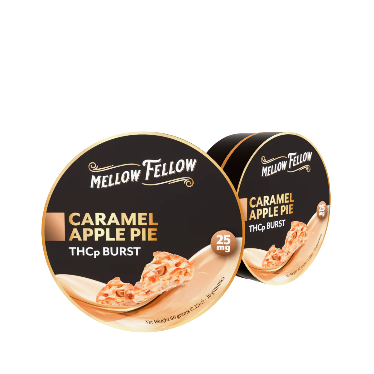 Mellow Fellow THCp Bursts Edibles - Caramel Apple Pie - 25mg