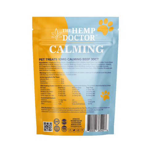 The Hemp Doctor CBD Dog Treats, Beef-Flavored