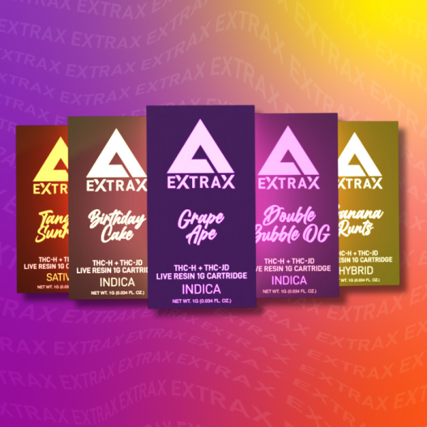 Delta Extrax THCh + THCjd 1G Cartridges Best Sales Price - Vape Cartridges