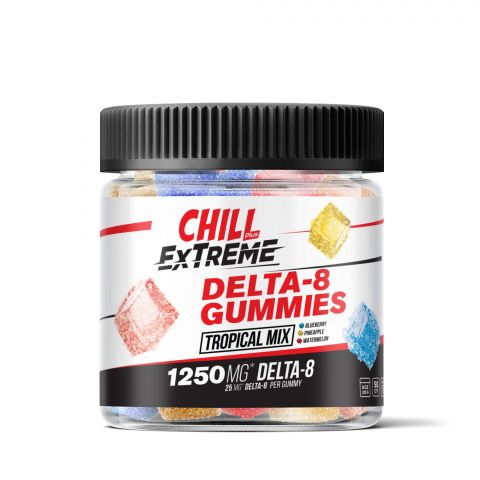 Chill Plus Delta-8 Extreme Tropical Mix Gummies 1250X Best Price