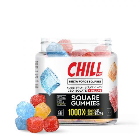 Chill Plus Delta-8 Squares Gummies Best Price