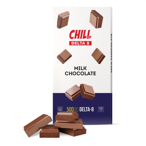 Chill Plus Delta-8 THC Chocolate Bar Milk Chocolate 500MG Best Price