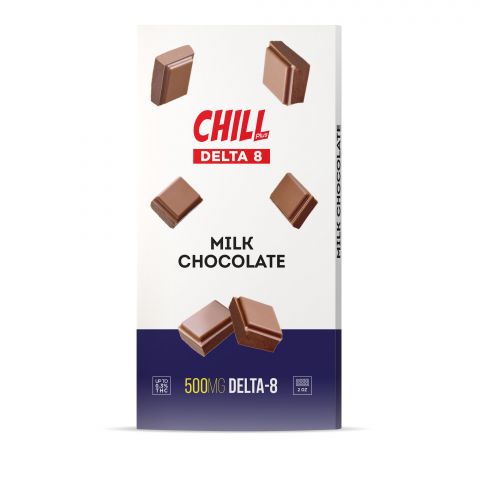 Chill Plus Delta-8 THC Chocolate Bar Milk Chocolate 500MG Best Price