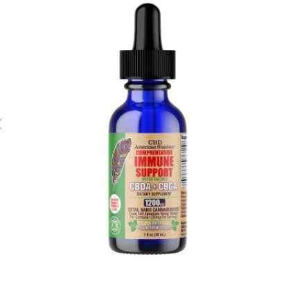 CBD American Shaman CBDA CBGA Extract - Comprehensive Immune Support (30mL)