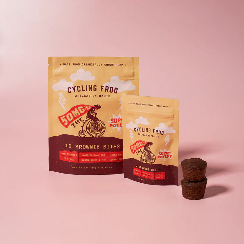 Cycling Frog THC + CBD Brownie Bites - 1500mg Best Price