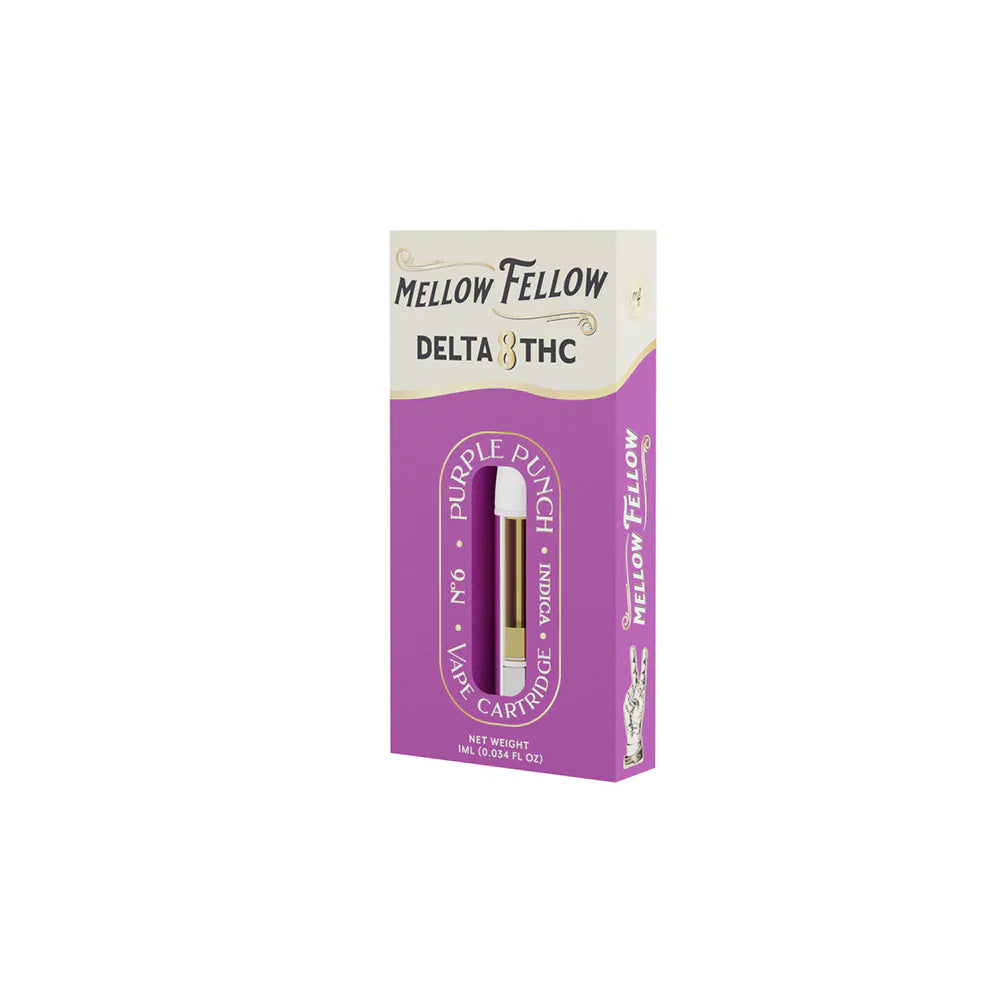 Mellow Fellow Delta 8 1ml Vape Cartridge Purple Punch Best Price